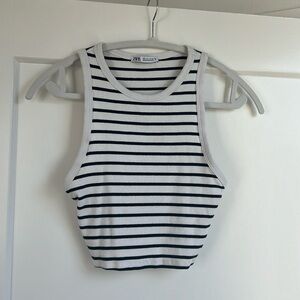 NWOT - striped Zara tank
